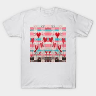 Love Paper Patchwork T-Shirt